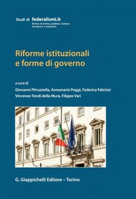 Riforme istituzionali e forme di governo - e-Book - Librerie.coop