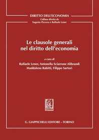 Le clausole generali nel diritto dell'economia - e-Book - Librerie.coop