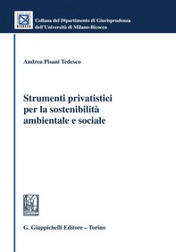 Strumenti privatistici per la sostenibilità ambientale e sociale - e-Book - Librerie.coop