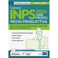 [EBOOK] Concorsi INPS 2024 Vari profili-Prova preselettiva - Librerie.coop