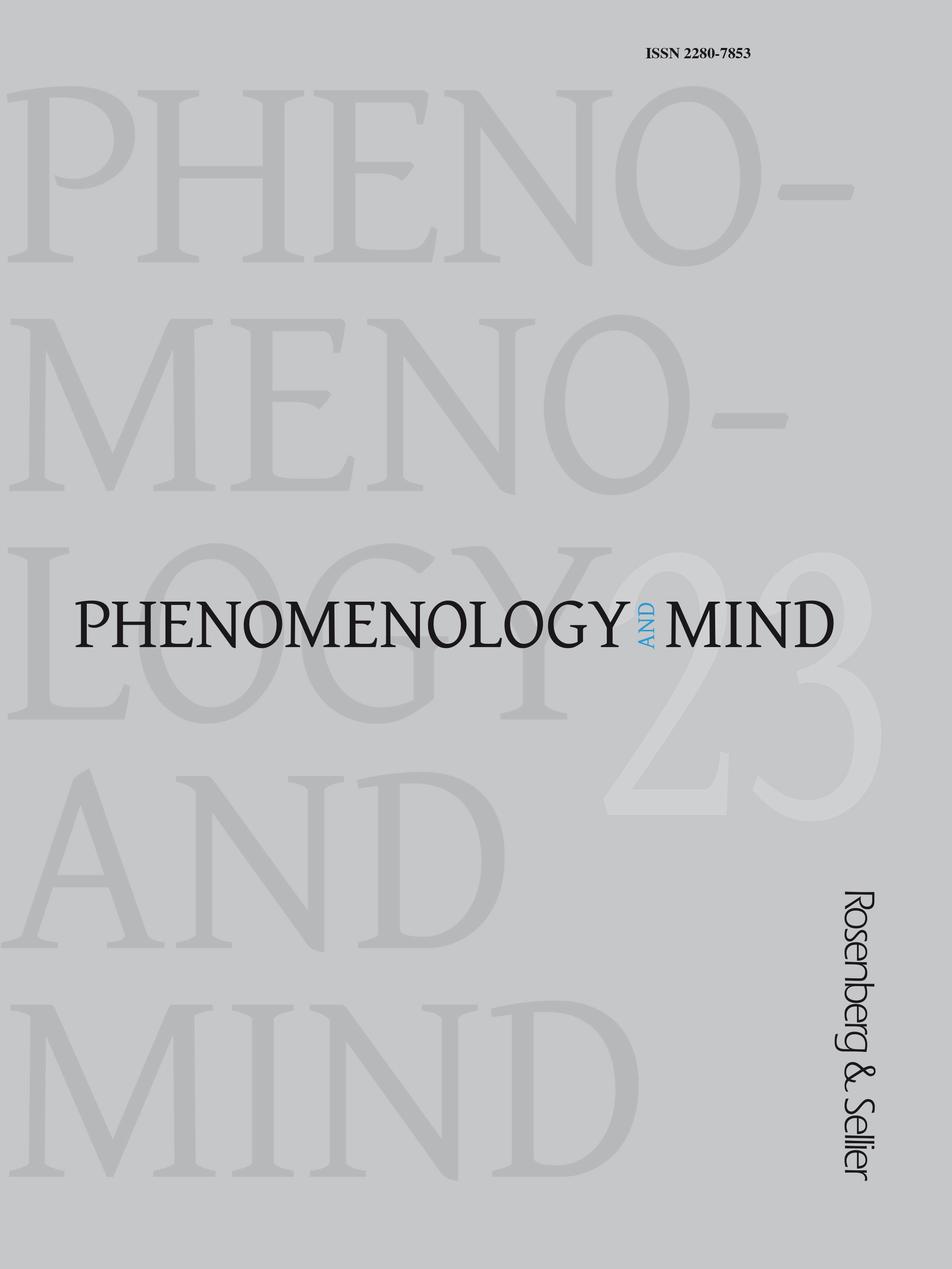 Phenomenology and Mind 23 - Librerie.coop