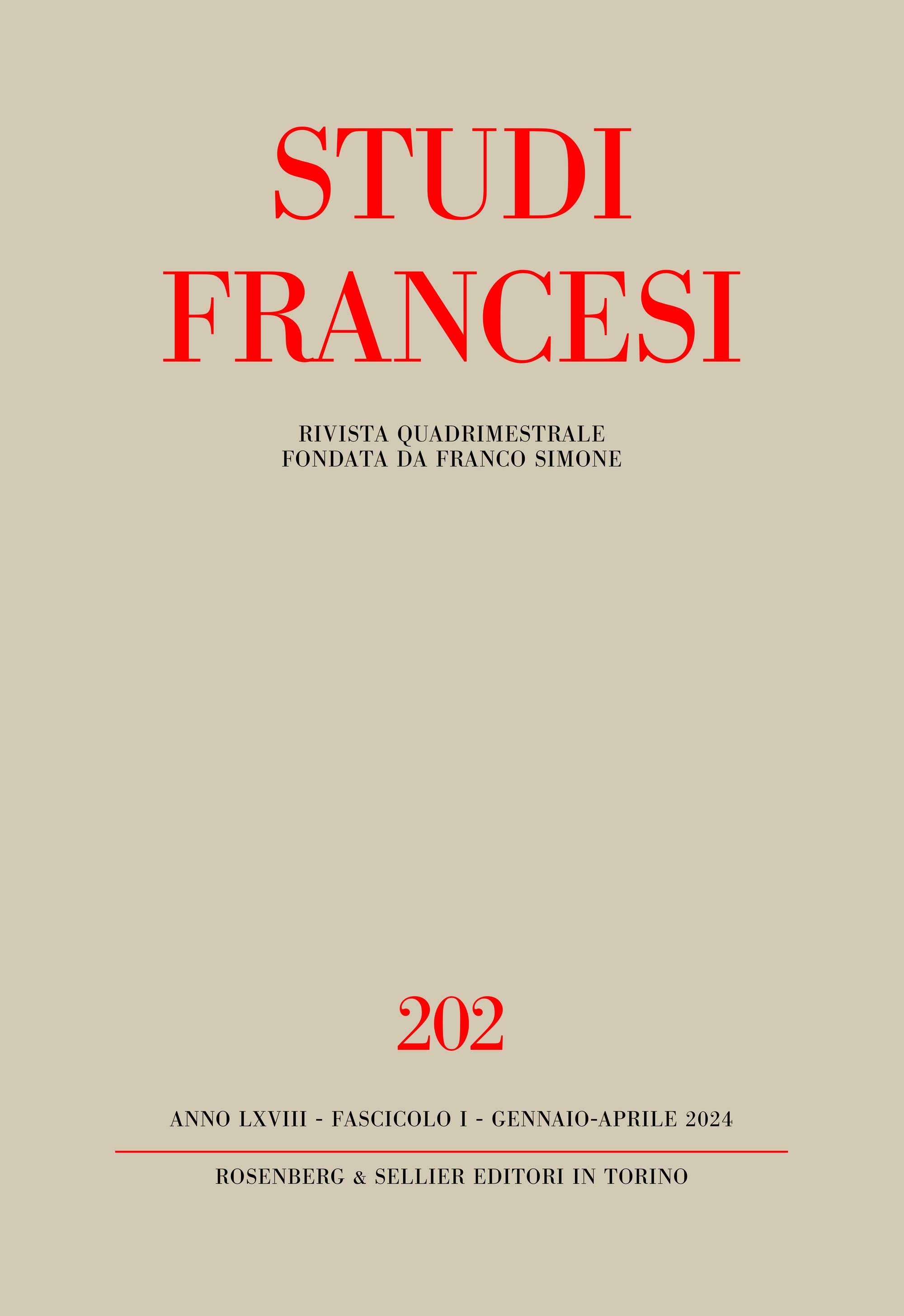 Studi Francesi 202 - Librerie.coop