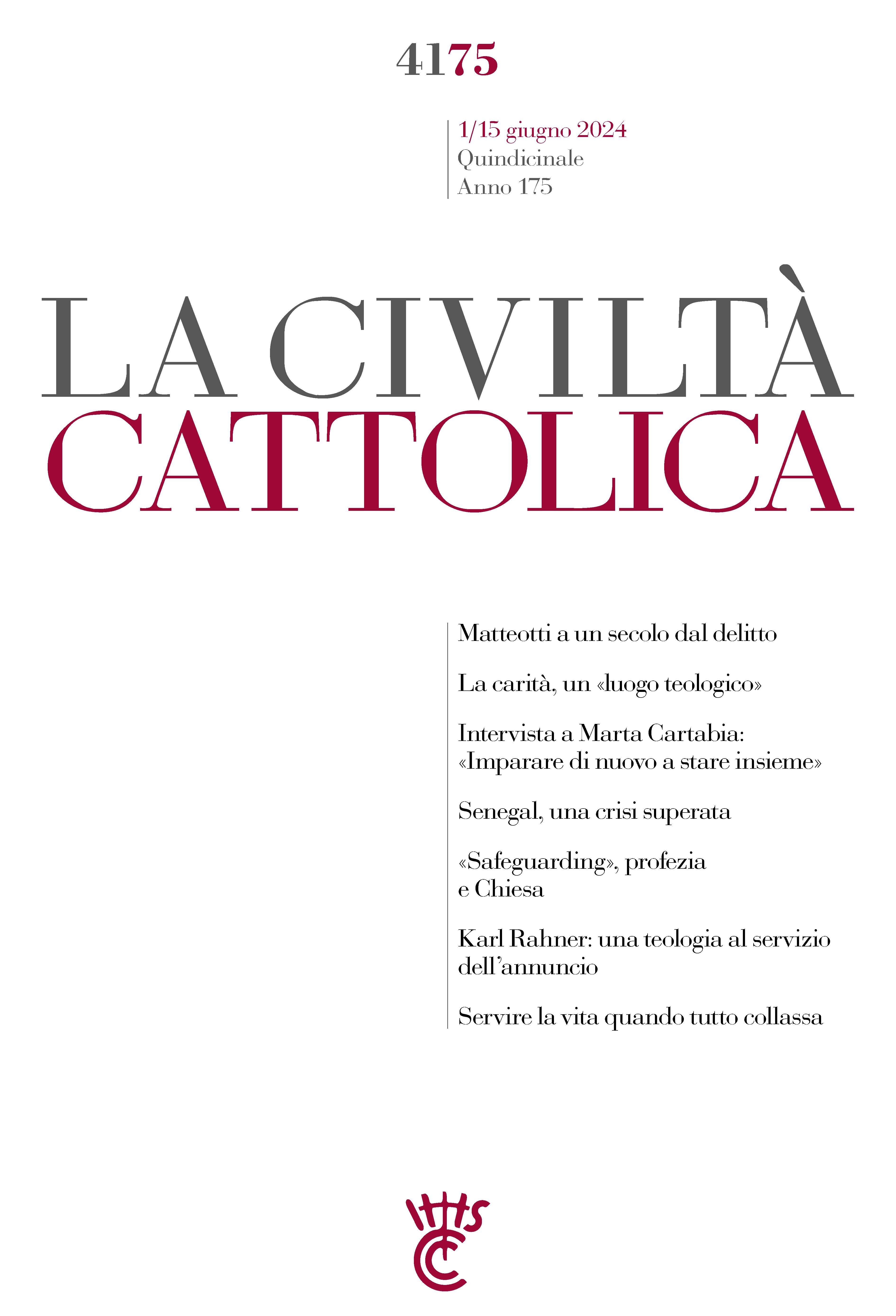 La Civiltà Cattolica n. 4175 - Librerie.coop