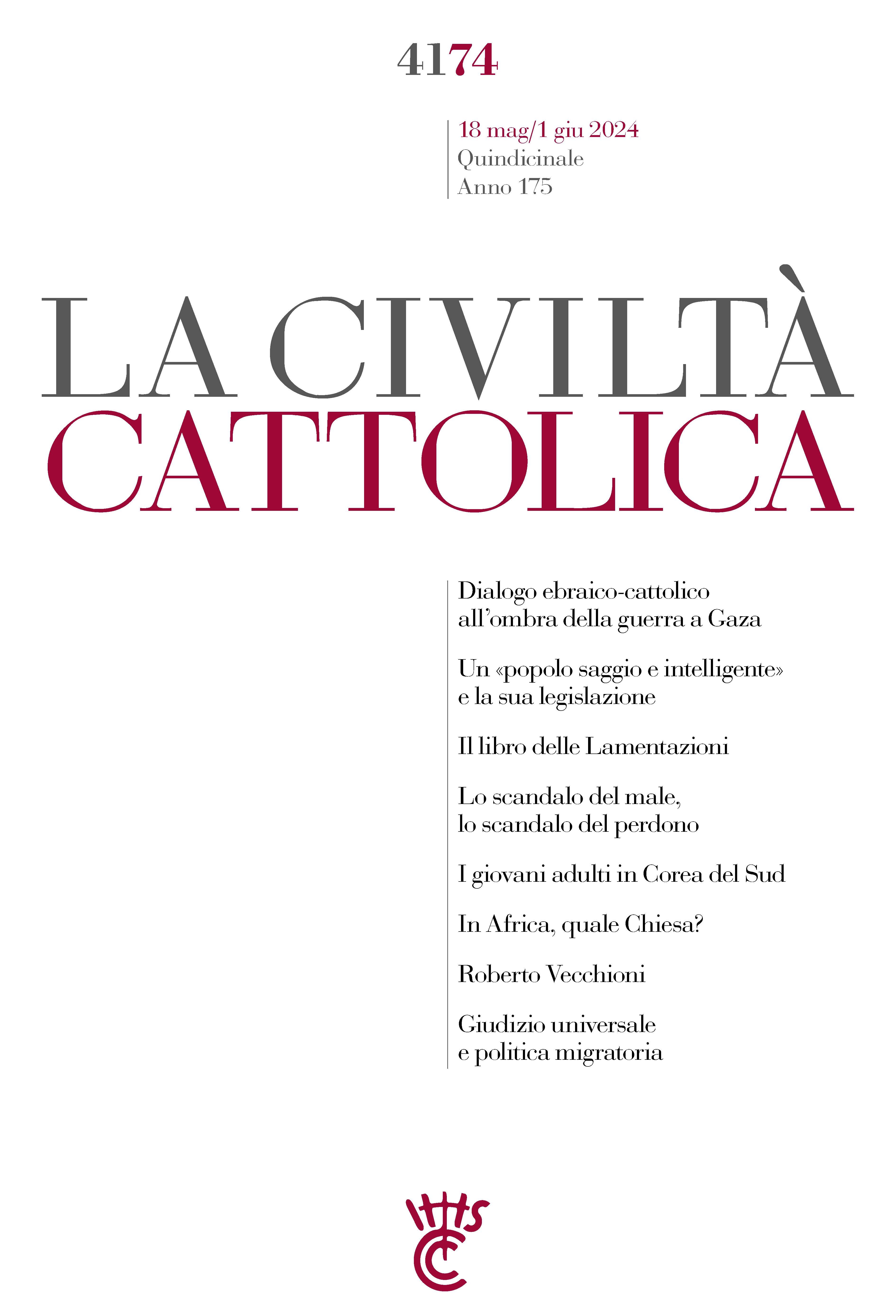 La Civiltà Cattolica n. 4174 - Librerie.coop